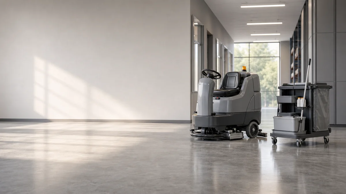 Professionelle Reinigungsmaschine für Gebäudedienste